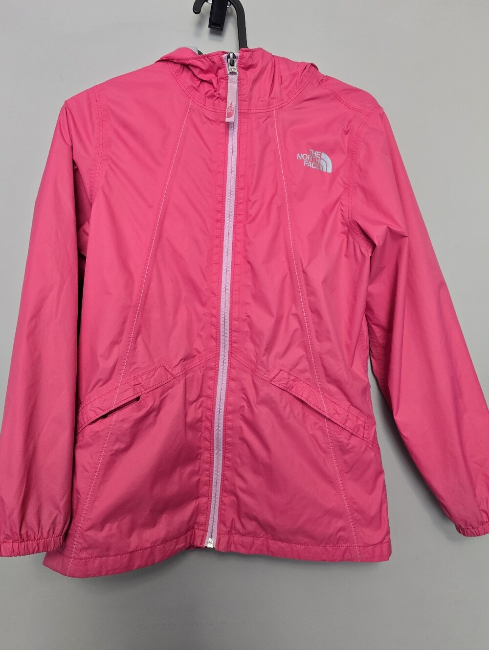 The North Face Hot Pink Lightweight Hooded DryVent  Jacket
